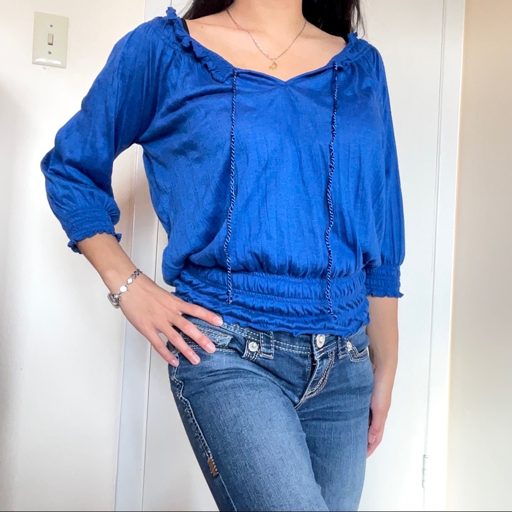 3/4 sleeve Boho top